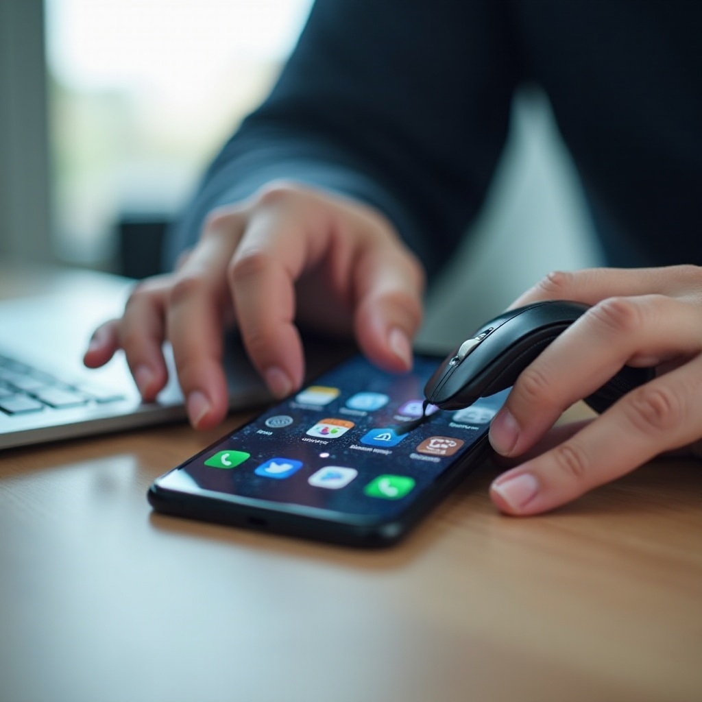 điều khiển chuột trên điện thoại Android