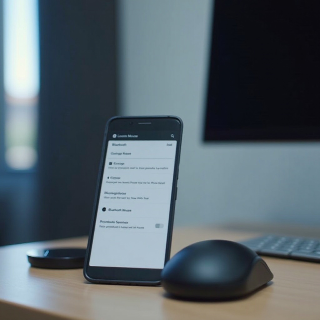 mengontrol mouse di ponsel Android
