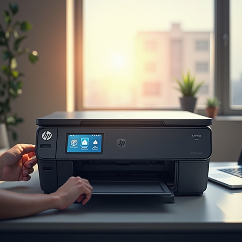 como atualizar o firmware da impressora HP