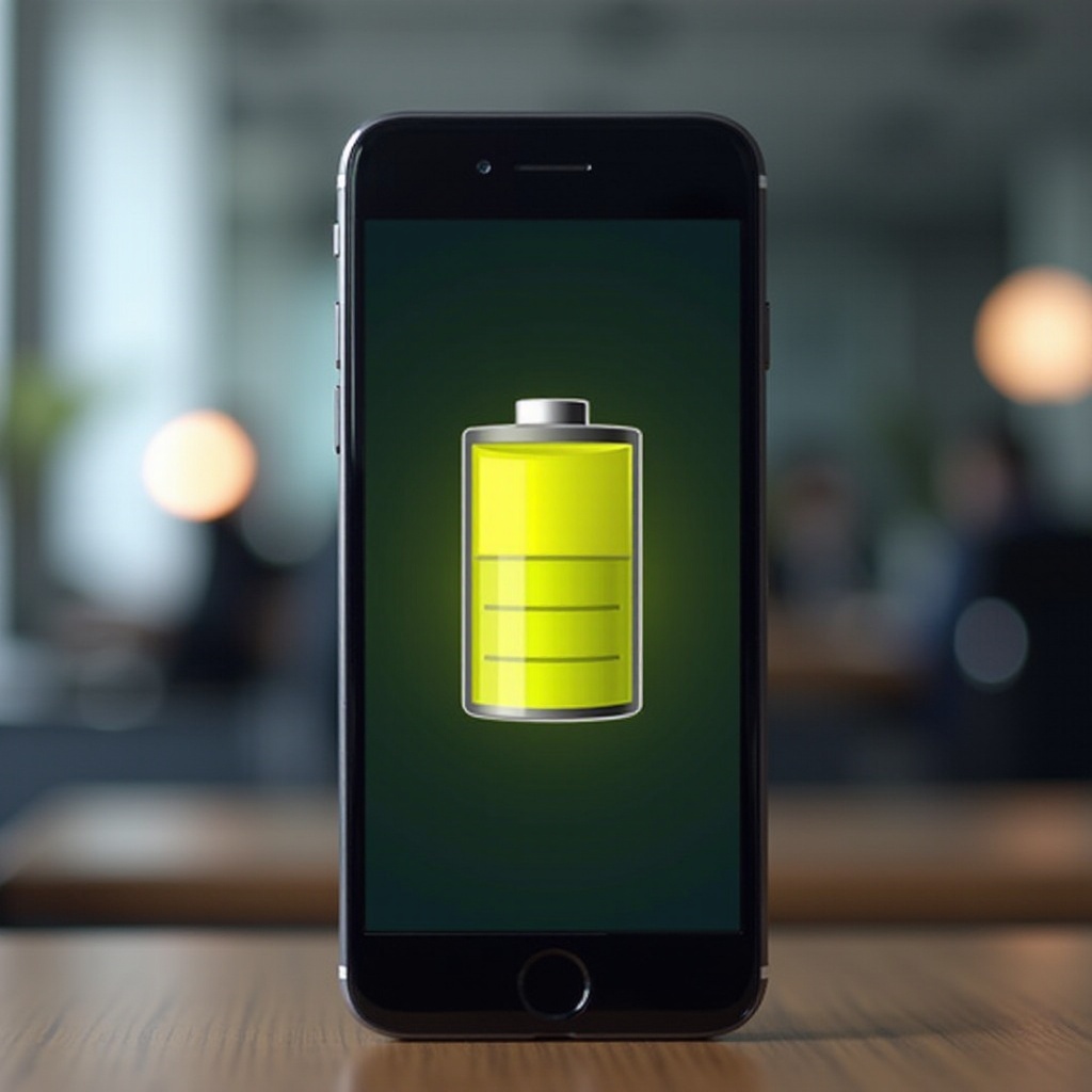 mengapa baterai iPhone saya berwarna kuning pada 100