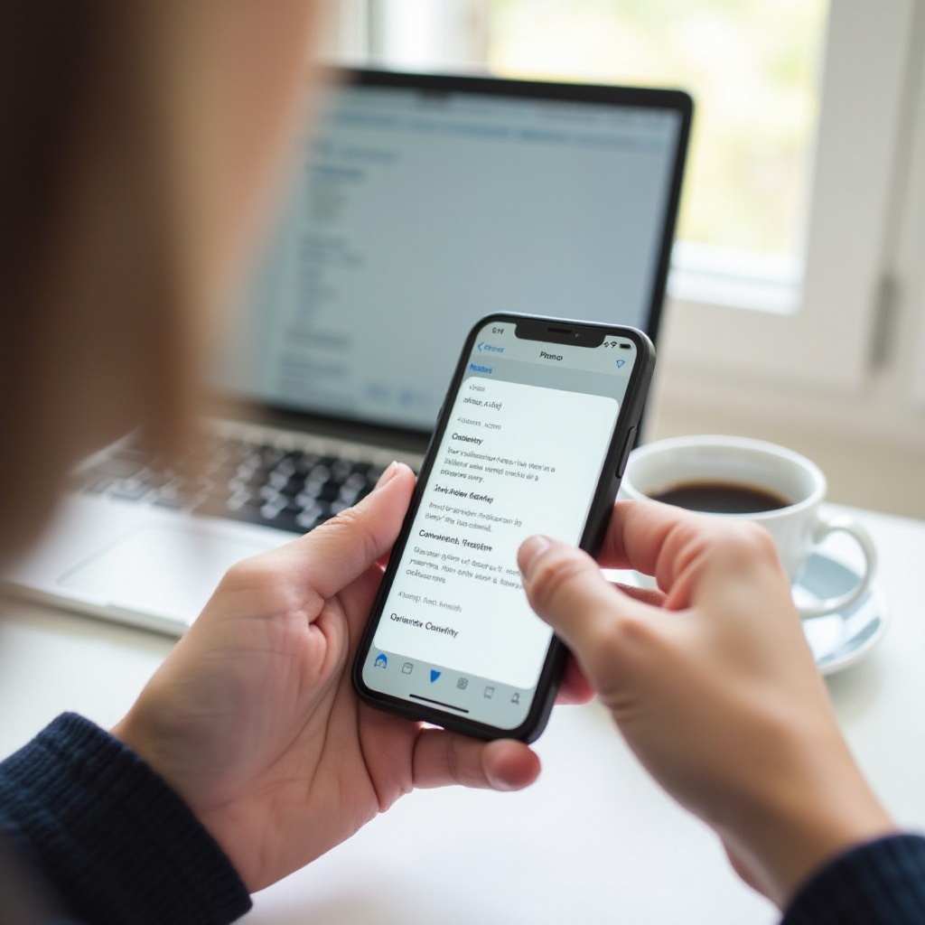 Cara Membuat File Teks di iPhone (iOS 18 atau lebih baru)