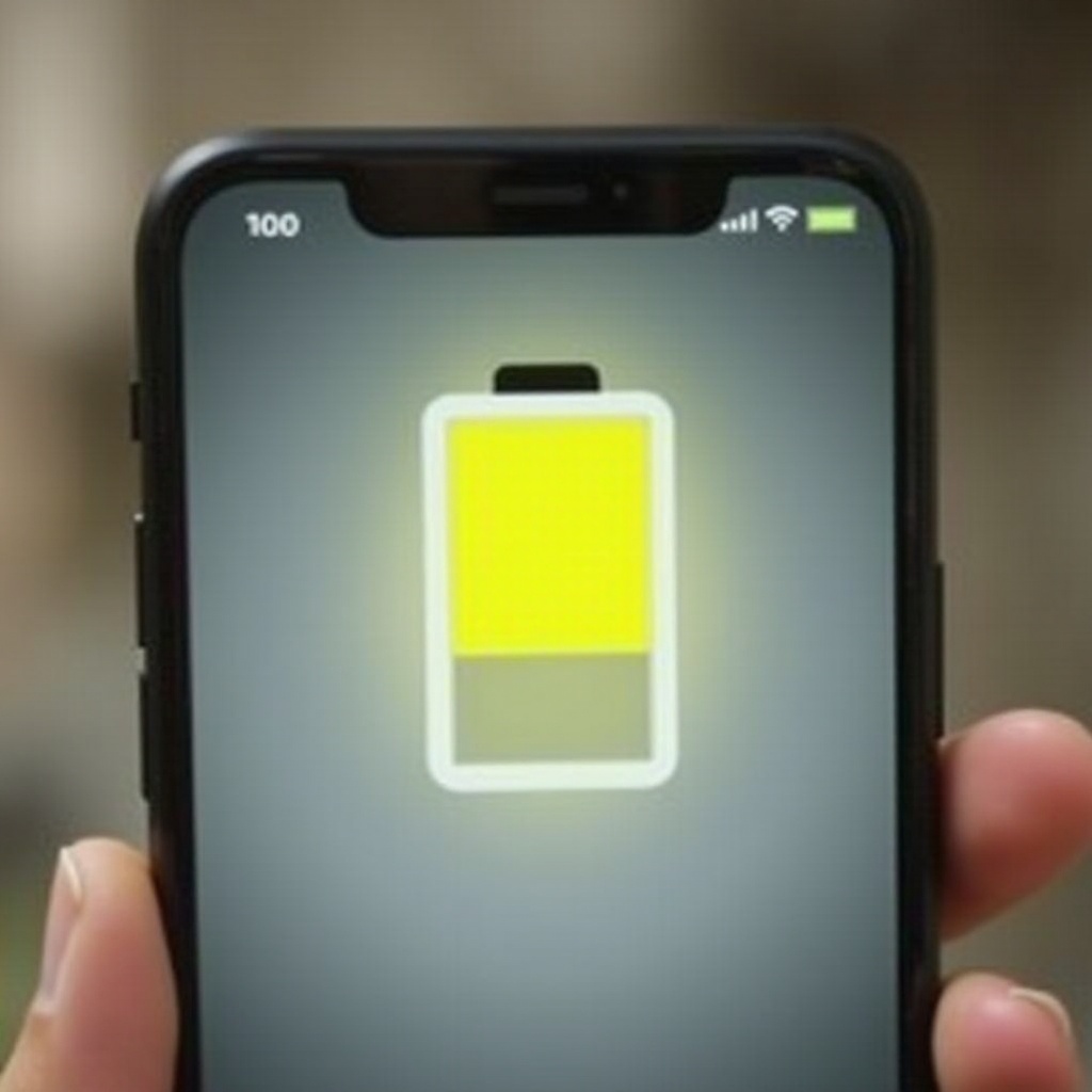 tại sao pin iPhone của tôi có màu vàng khi đạt 100