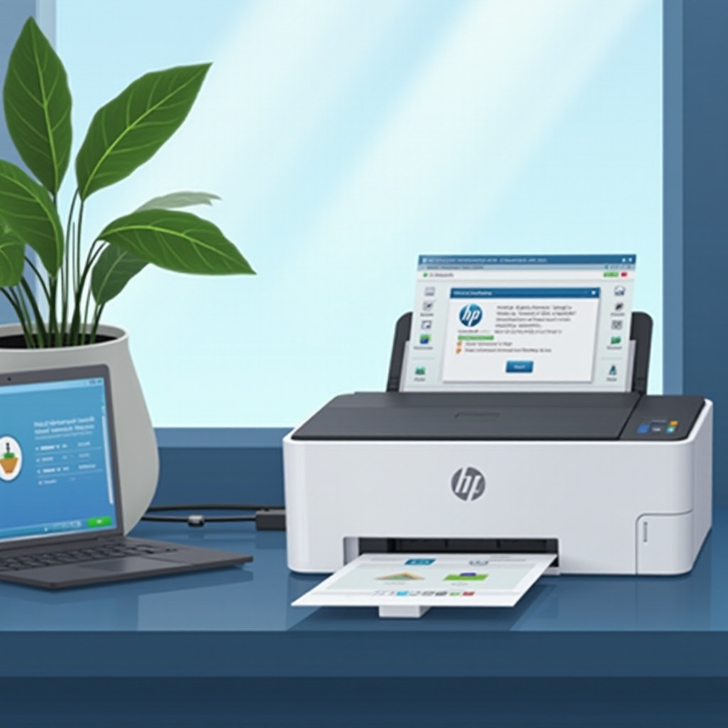 كيفية تحديث البرنامج الثابت لطابعة HP