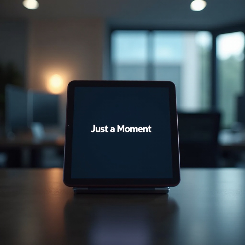 Como corrigir o PC Mini UXX X20 preso na tela “Só um momento”.