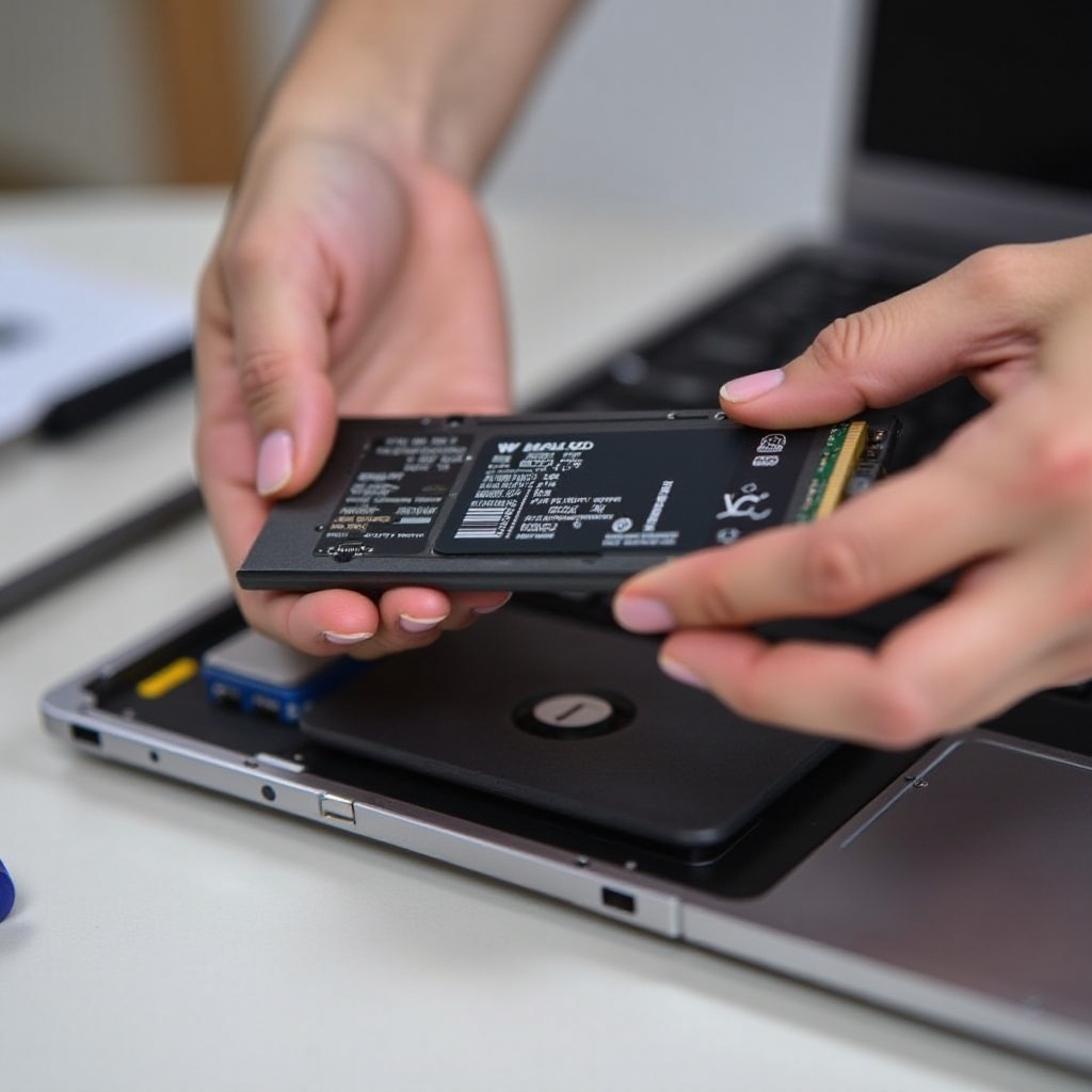 como instalar SSD no laptop