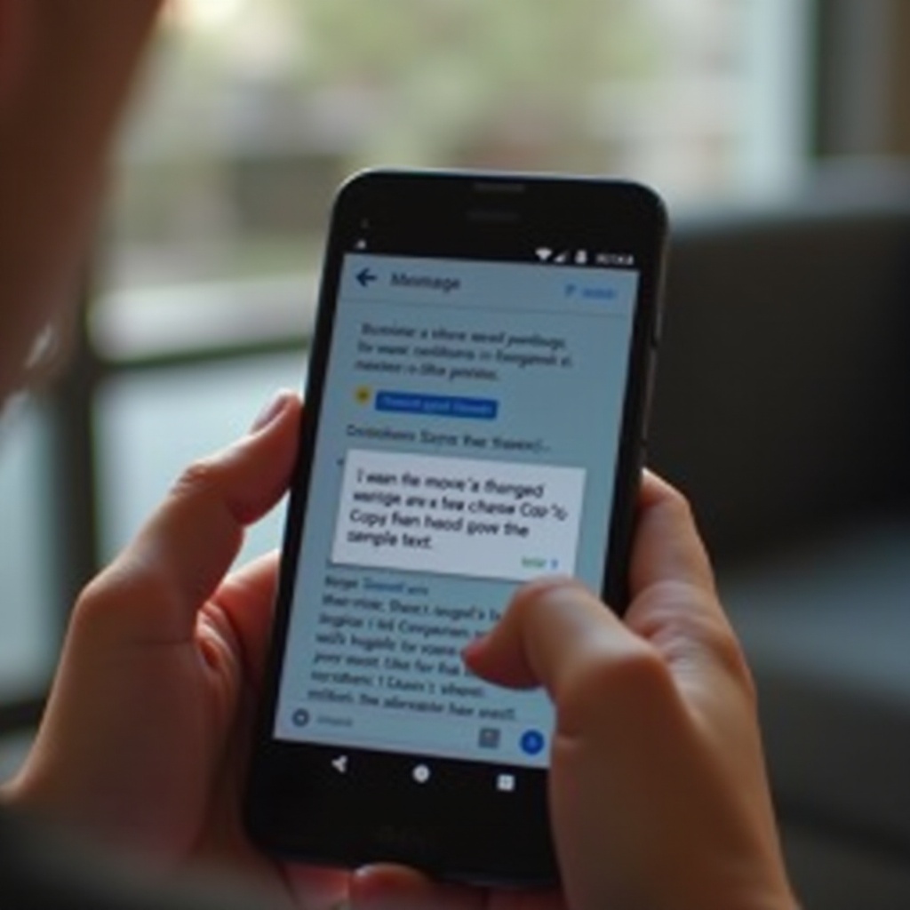 كيفية نسخ النص على هاتف أندرويد: دليل شامل