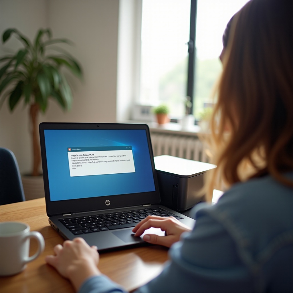 cách cập nhật firmware máy in HP