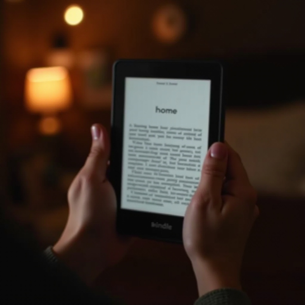 التنقل في جهاز Kindle باستخدام زر الصفحة الرئيسية: دليل شامل